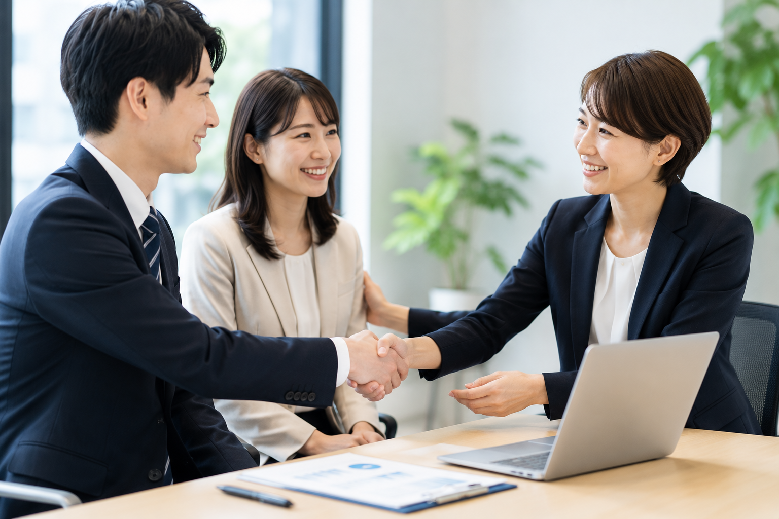 採用成功まで見据えた伴走